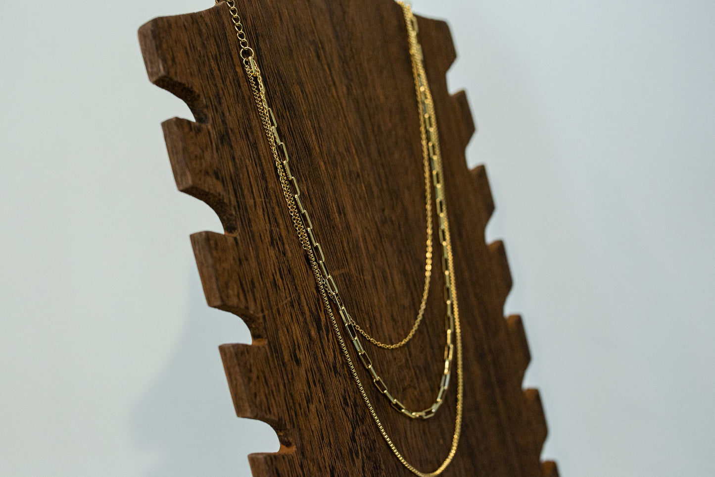 Triple Threat Necklace (water resistant/tarnish free)